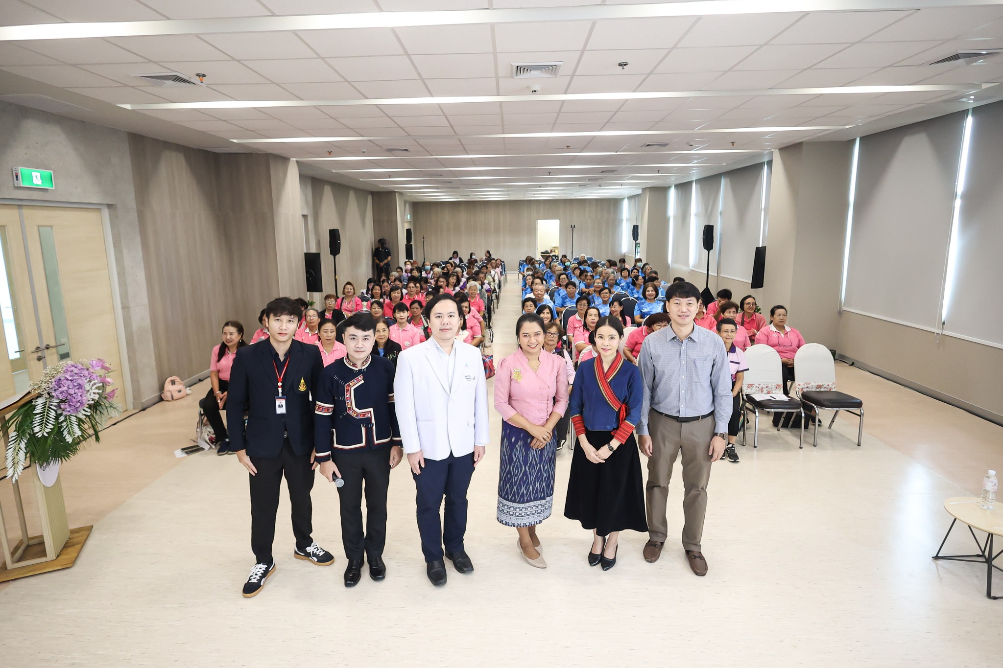 ศูนย์บริการสุขภาพ มฟล. จัดอบรมความรู้ด้านสุขภาพ “Gut Microbiome” ส่งเสริมการสูงวัยอย่างมีสุขภาวะ