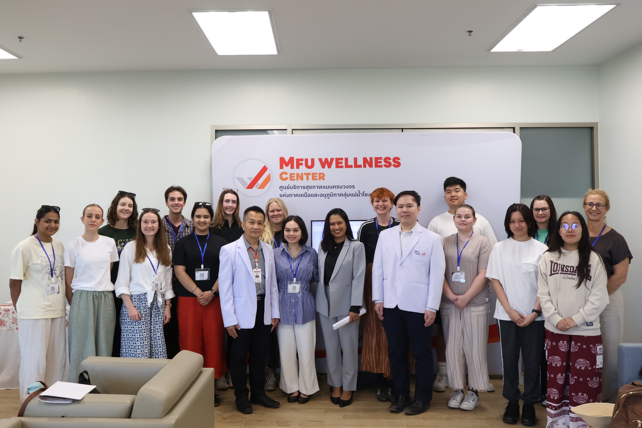 MFU Wellness Center ต้อนรับคณะนักศึกษาจาก University of Western Australia ศึกษาดูงานและแลกเปลี่ยนองค์ความรู้ด้านสุขภาพแบบองค์รวม