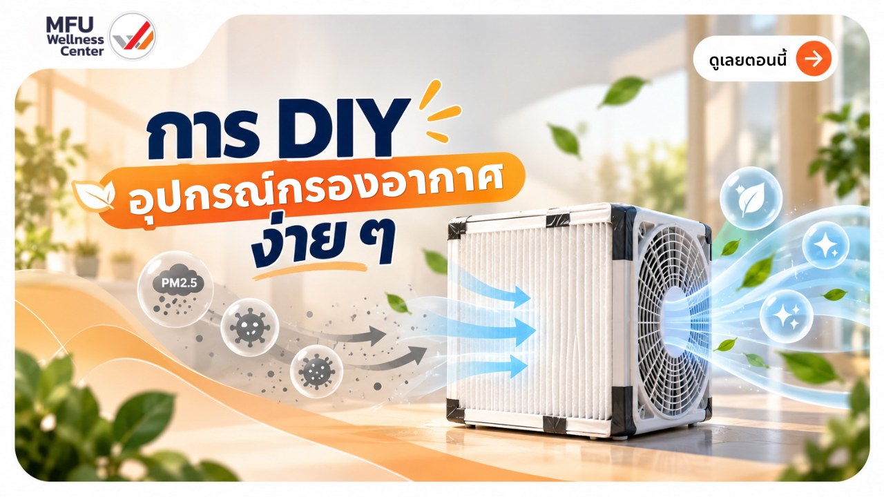 การ DIY อุปกรณ์กรองอากาศง่ายๆ