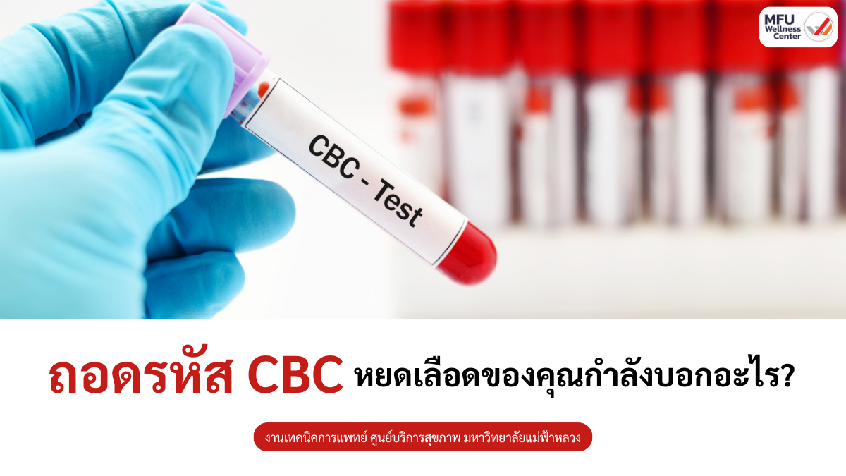 ถอดรหัส CBC: หยดเลือดของคุณกำลังบอกอะไร?