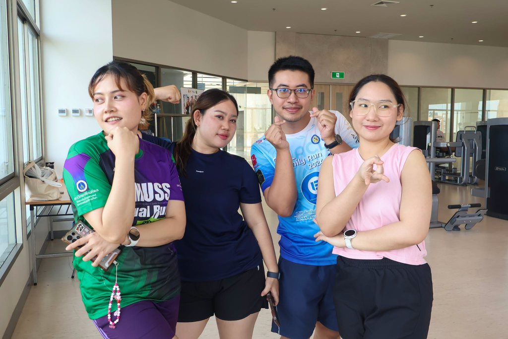ประมวลภาพบรรยากาศสัปดาห์แรกของการฝึกซ้อม MFU Wellness Buddy Challenge 2026