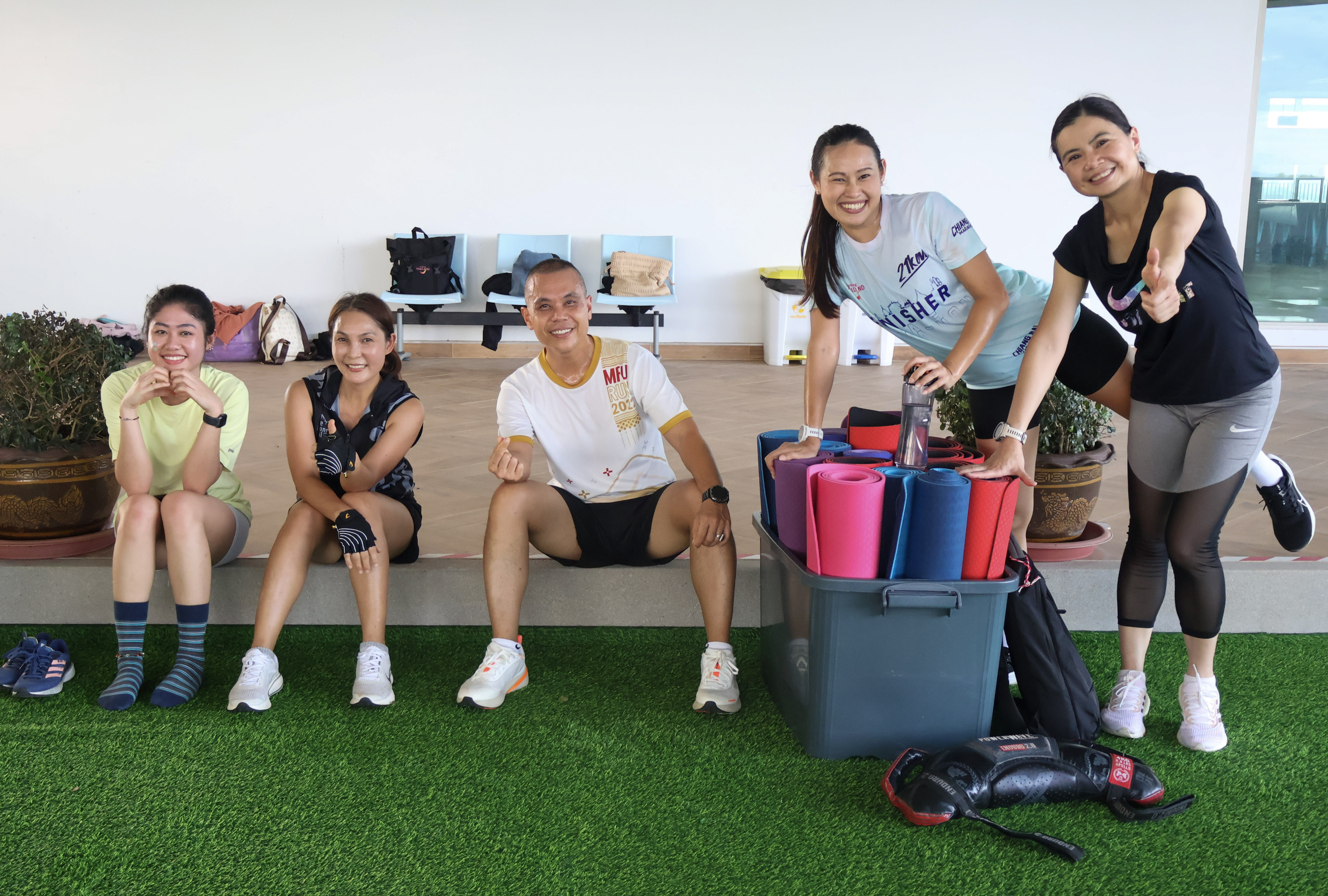 ประมวลภาพบรรยากาศสัปดาห์ที่สองของการฝึกซ้อม MFU Wellness Buddy Challenge 2026